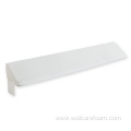 Memory foam retractable bed rail